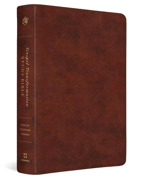 ESV Gospel Transformation Study Bible: Christ in All of Scripture, Grace for All of Life(r) (Trutone, Chestnut) - ESV - 9781433595639