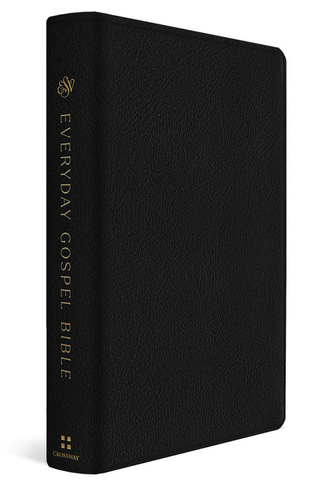 ESV Everyday Gospel Bible: Connecting Scripture to All of Life (Genuine Leather, Black) - - - 9781433595714