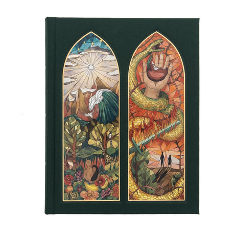 CSB Notetaking Bible, Stained Glass Edition, Emerald Cloth Over Board - - - 9781087762500