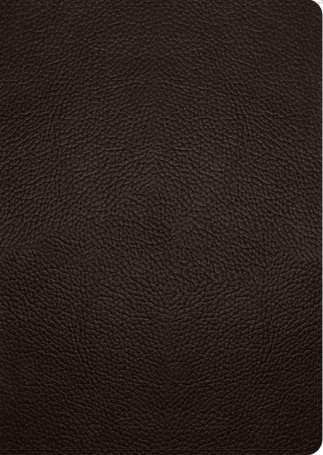 ESV Study Bible, Large Print (Buffalo Leather, Deep Brown) - ESV - 9781433587078