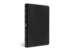 ESV Large Print Thinline Bible (Genuine Leather, Black) (1023795986479)