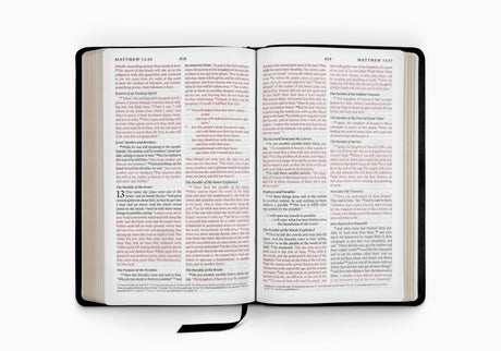 ESV Thinline Bible (Bonded Leather, Black, Red Letter)