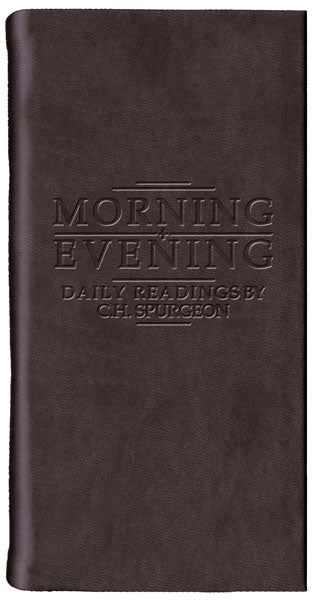 Morning and Evening: Black Matte Finish Spurgeon, Charles Haddon cover image