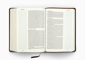 ESV Single Column Journaling Bible, Large Print (Bonded Leather, Mocha) (1023790317615)