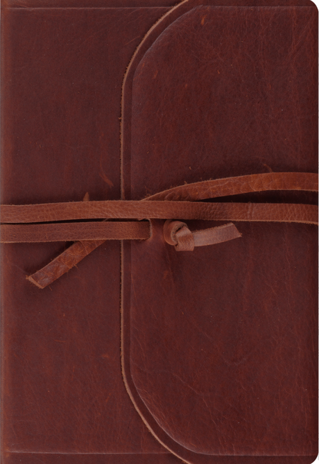 ESV Student Study Bible (Natural Leather, Brown, Flap with Strap) - English Standard - 9781433588549