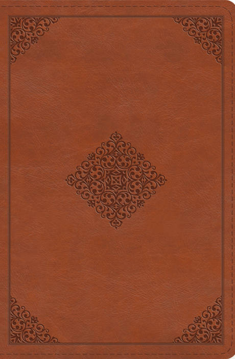 ESV Compact Bible (Trutone, English Saddle, Ornament Design) - ESV - 9781433589607