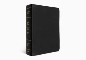 ESV Study Bible (Genuine Leather, Black, Indexed) (1018279493679)