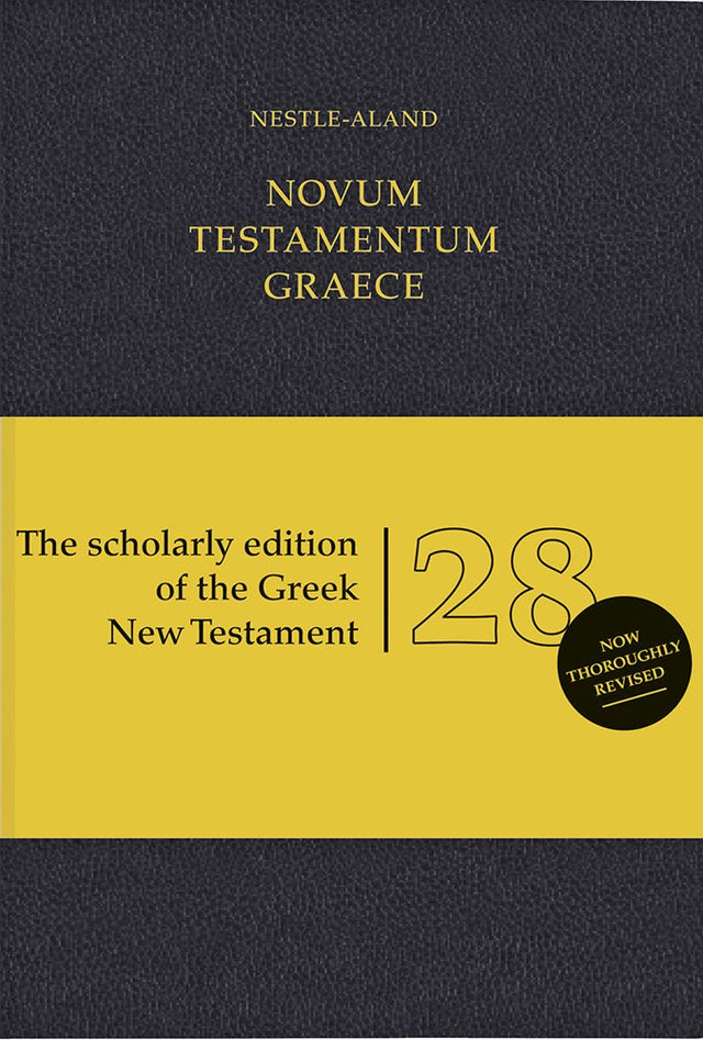 Novum Testamentum Graece (NA28) (Black Flexisoft) cover image