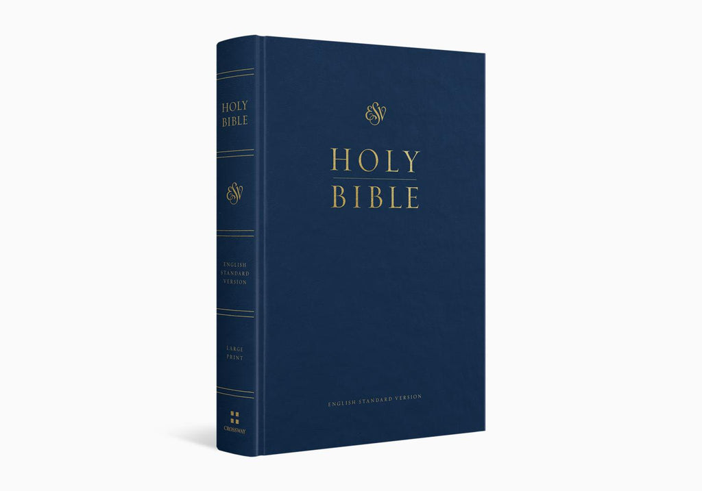 ESV Pew and Worship Bible, Large Print (Hardcover, Blue) ESV, English ...