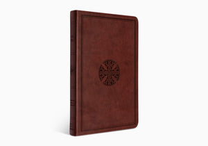 ESV Value Thinline Bible (TruTone, Brown, Mosaic Cross Design)