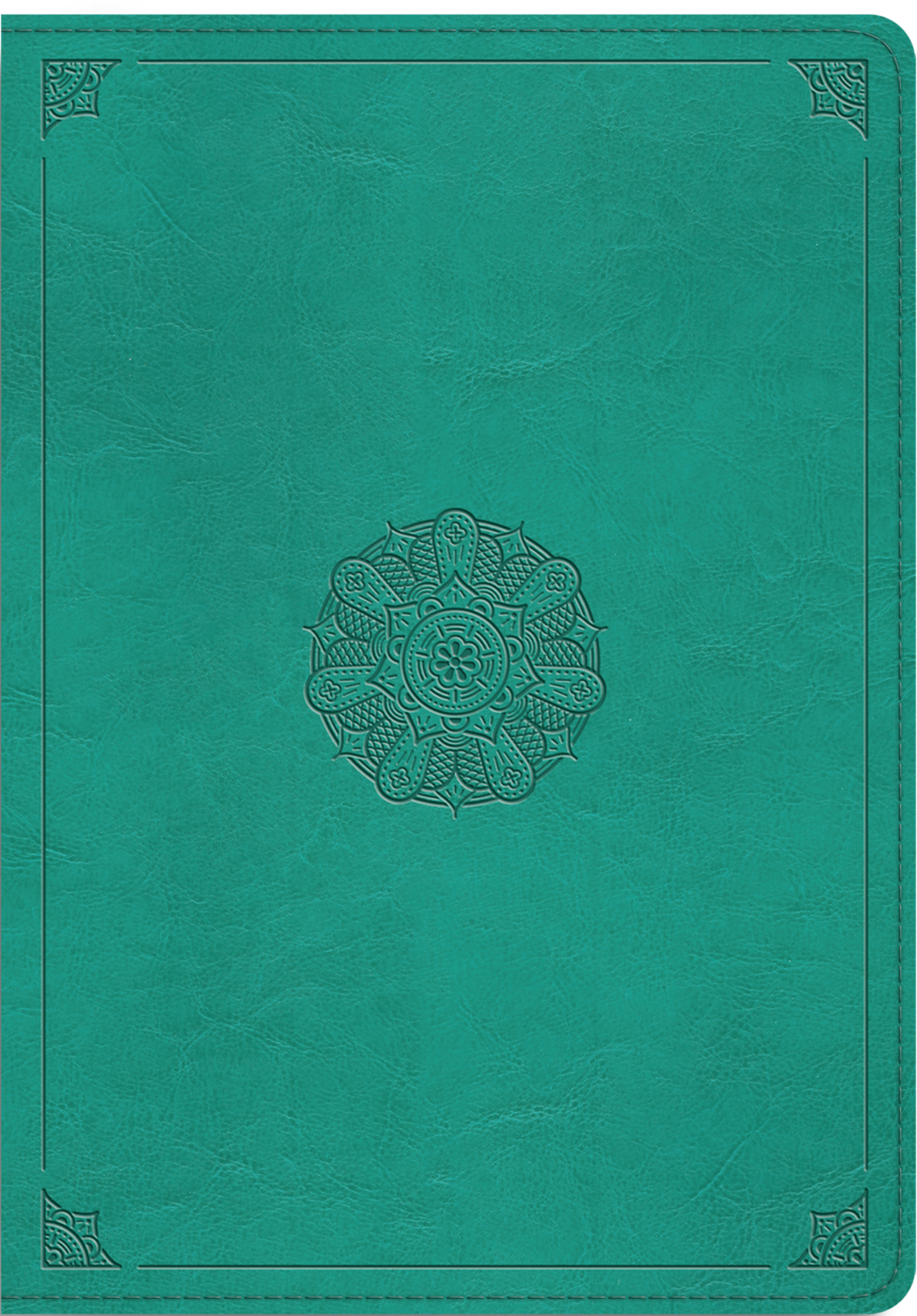 ESV Study Bible (Trutone, Turquoise, Emblem Design) - ESV - 9781433581748