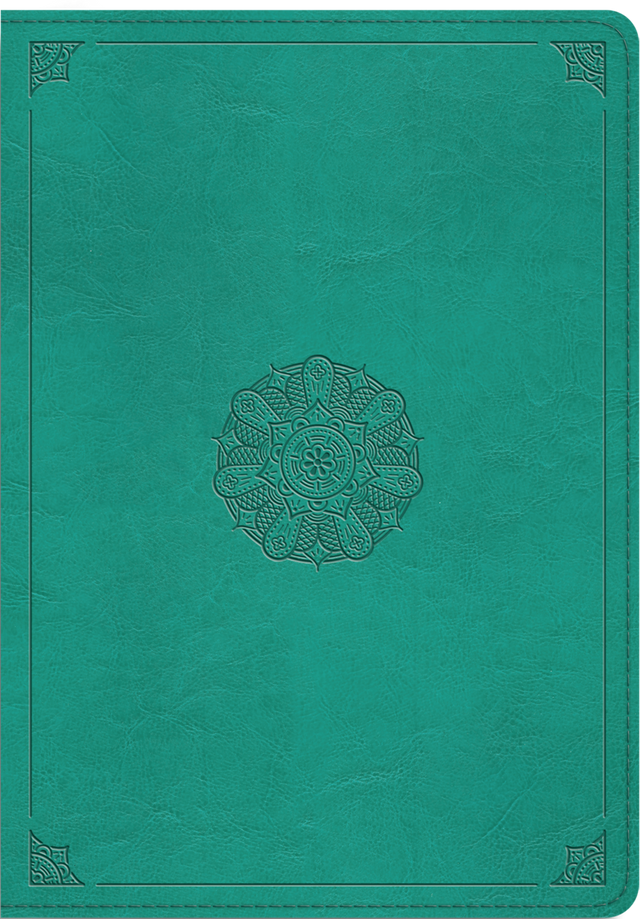 ESV Study Bible (Trutone, Turquoise, Emblem Design) - ESV - 9781433581748