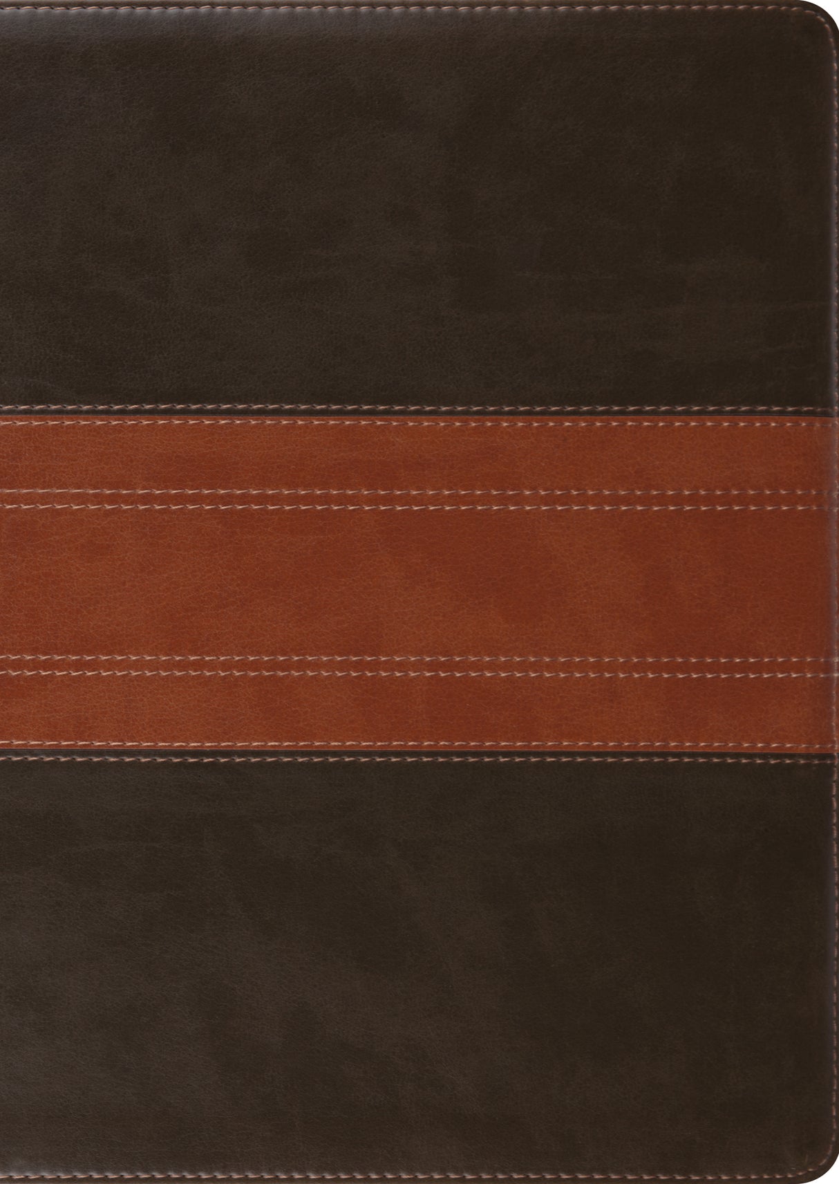 ESV Study Bible, Large Print (TruTone, Forest/Tan, Trail Design) cover image