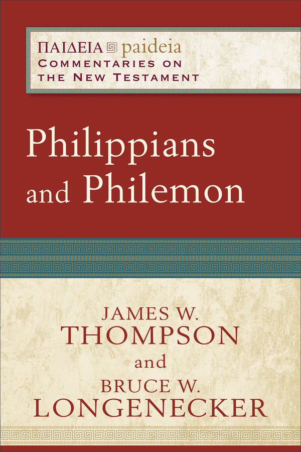 Philippians and Philemon (Paideia: Commentaries on the New Testament) Thompson Longenecker cover image