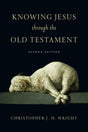 knowing jesus through the old testament christopher wright cover image