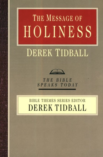 message of holiness bst derek tidball cover image