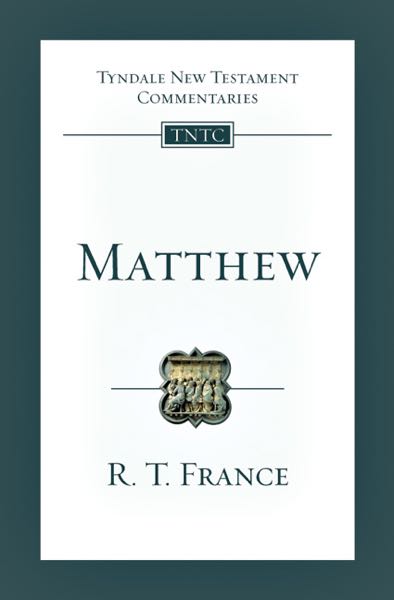 Matthew (Tyndale Commentaries) France, R. T. cover image