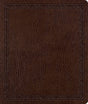 ESV Double Column Journaling Bible (Bonded Leather, Mocha, Threshold Design) cover image (1023770263599)