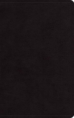 ESV Large Print Personal Size Bible (Genuine Leather, Black) cover image