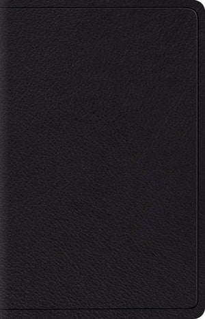 ESV Wide Margin Reference Bible (Top Grain Leather, Black) cover image