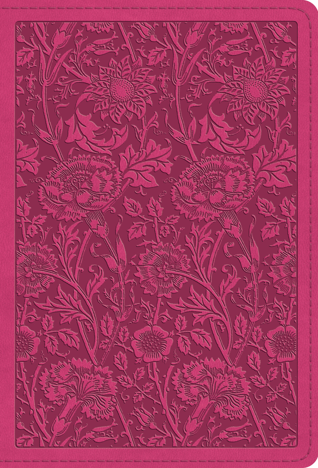 ESV Large Print Compact Bible (TruTone Berry, Floral Design)