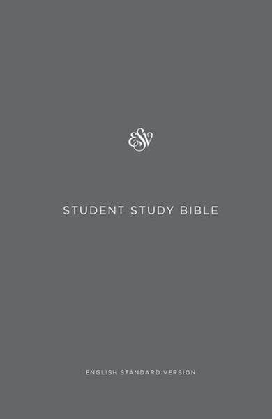 ESV Student Study Bible (Hardcover, Gray) cover image