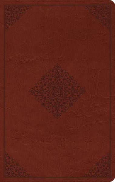 ESV Large Print Value Thinline Bible (TruTone, Tan, Ornament Design) cover image (1023786811439)