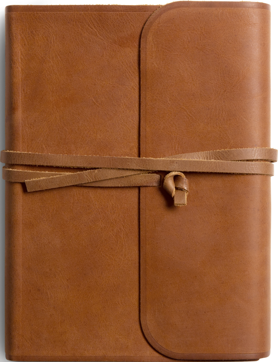 ESV Single Column Journaling Bible, Large Print (Natural Leather, Brown, Flap with Strap)