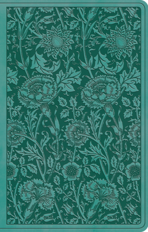 ESV Premium Gift Bible (TruTone, Teal, Floral Design) cover image (1023793561647)