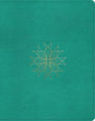 ESV Single Column Journaling Bible (TruTone, Teal, Resplendent Cross Design) cover image