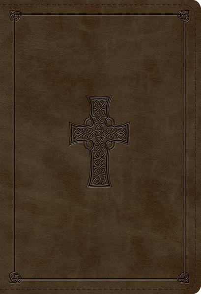 ESV Student Study Bible (TruTone, Olive, Celtic Cross Design) cover image