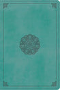 ESV Study Bible, Personal Size (TruTone, Turquoise, Emblem Design) cover image