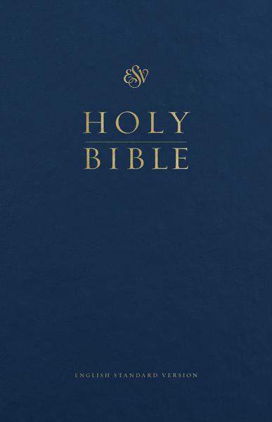 ESV Premium Pew and Worship Bible (Hardcover, Blue) cover image (1022366122031)