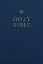 ESV Pew and Worship Bible, Large Print (Hardcover, Blue) cover image (1022367203375)