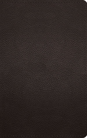 ESV Thinline Bible (Buffalo Leather, Deep Brown)