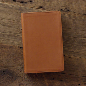 ESV Large Print Value Thinline Bible (Trutone, Camel)