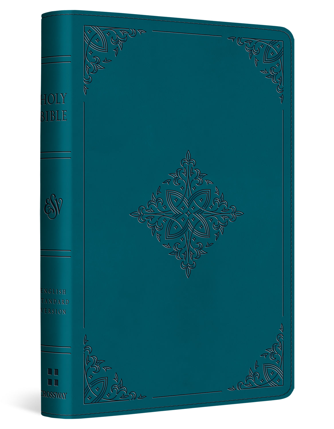 ESV Compact Bible (Trutone, Deep Teal, Fleur-De-Lis Design ...