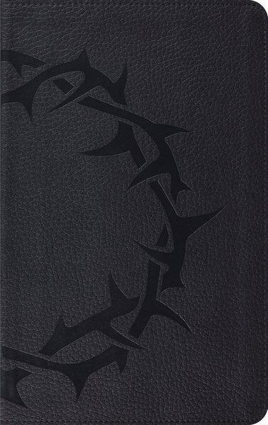 ESV Bible, Thinline TruTone Edition (Charcoal, Crown Design) cover image