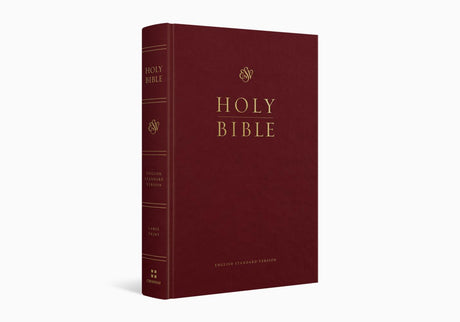 ESV Pew and Worship Bible, Large Print (Hardcover, Burgundy) (1022367629359)