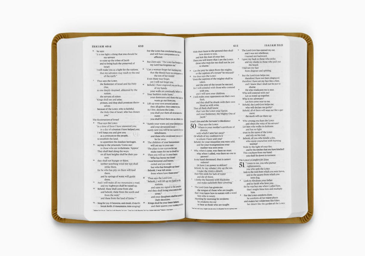 ESV Value Compact Bible (TruTone, Goldenrod, Ornament Design) (1023776292911)