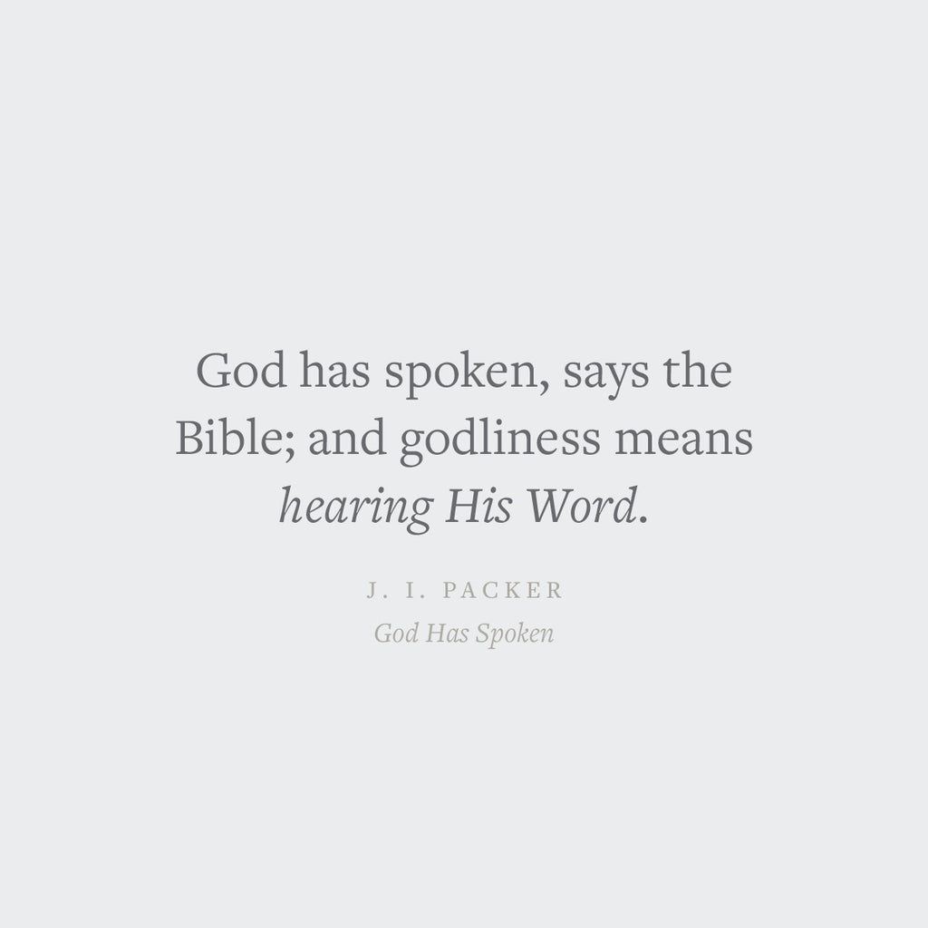 God Has Spoken - Packer, J I - 9781433572821 – Westminster Bookstore