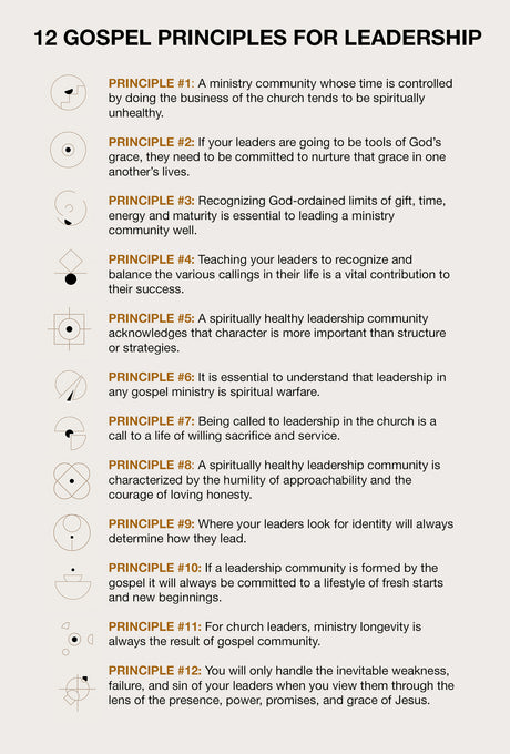 Lead: 12 Gospel Principles for Leadership in the Church