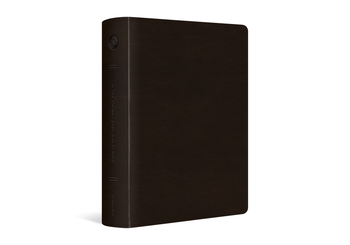 ESV Single Column Journaling Bible, Large Print (Trutone, Deep Brown)