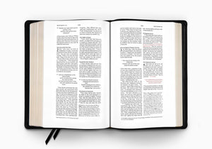 ESV Wide Margin Reference Bible (Top Grain Leather, Black)