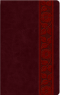 ESV Large Print Personal Size Bible (Trutone, Mahogany, Trellis Design) - English Standard - 9781433588501