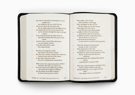 The Psalms, ESV (Top Grain Leather, Black) (1018281033775)