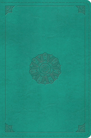 ESV Compact Bible (Trutone, Turquoise, Emblem Design) - English Standard - 9781433568671