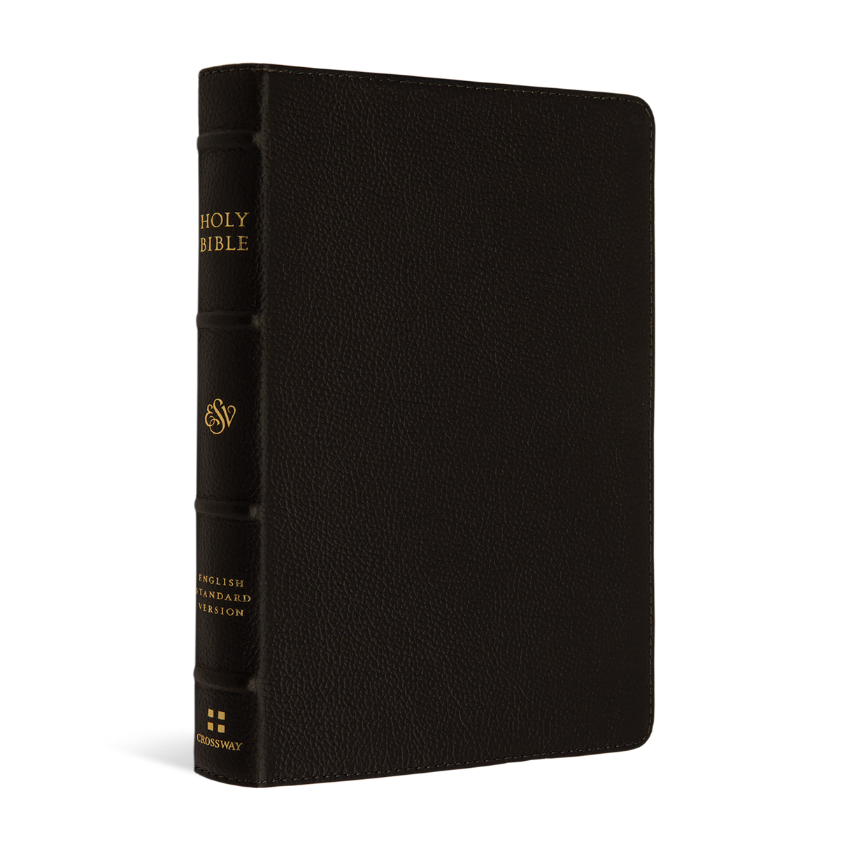 ESV Large Print Compact Bible (Buffalo Leather, Deep Brown) - English Standard Version - 9781433572012