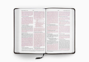 ESV Bible, Thinline TruTone Edition (Charcoal, Crown Design)