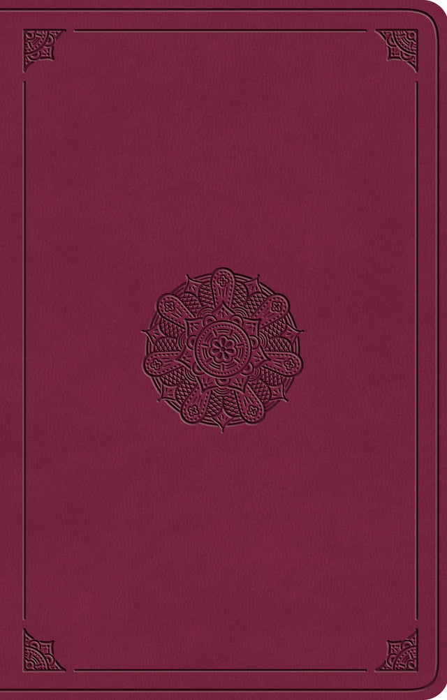 ESV Premium Gift Bible (Trutone, Raspberry, Emblem Design) - English Standard Version - 9781433568763